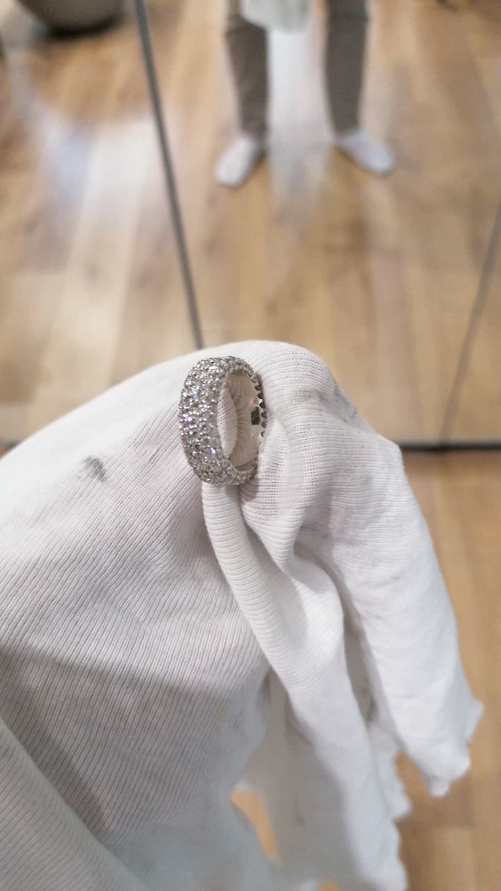 Infinity diamond ring Pack 3D print model 3D print model_1