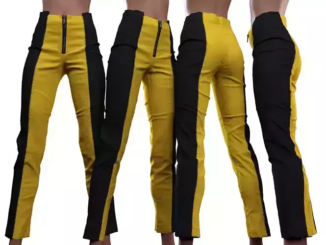 Two Tone Stitchy Trousers