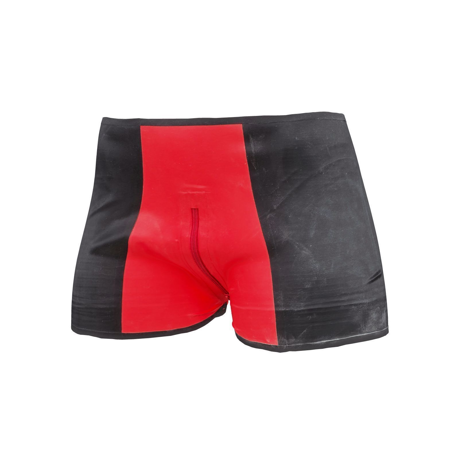 Two Tone Latex Shorts 3D model_2
