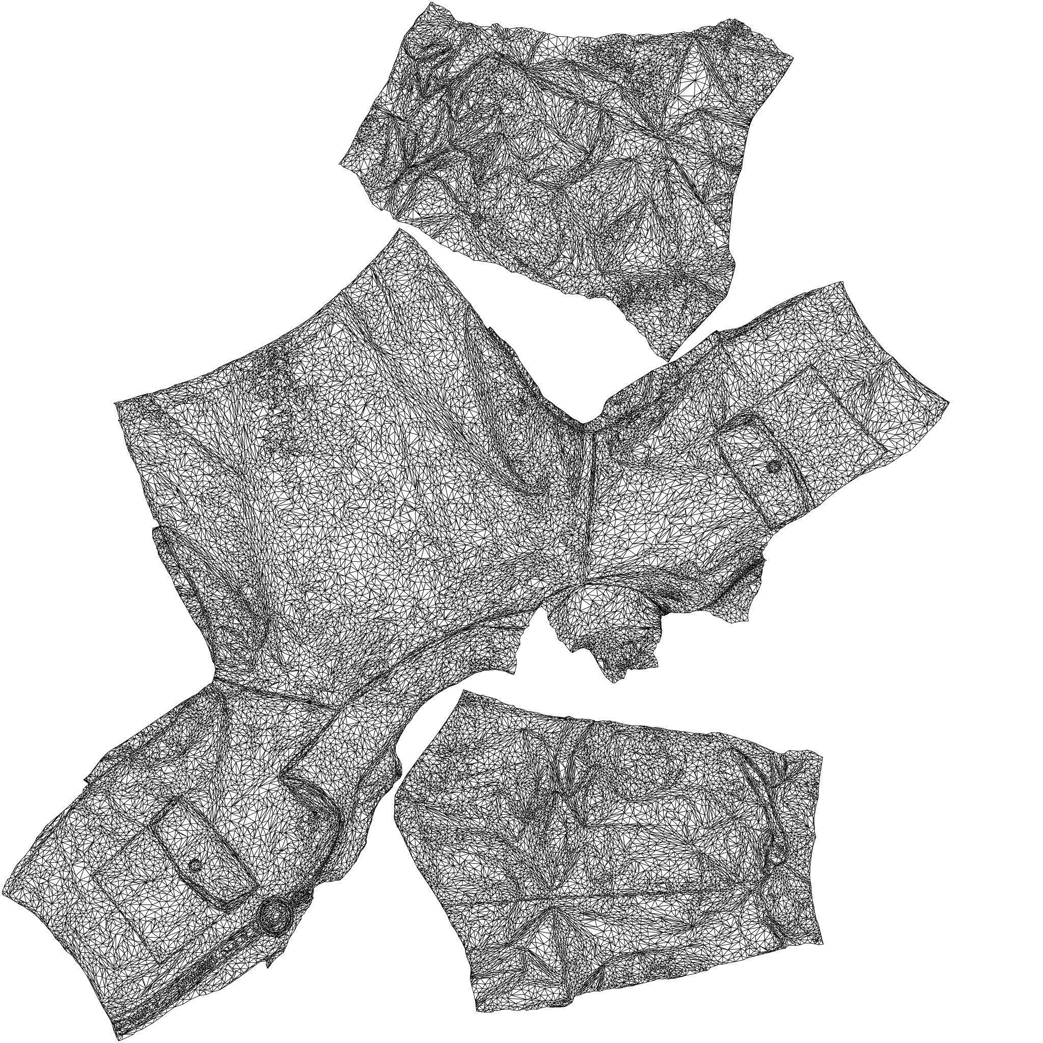 Transparant Plastic Tiger Jacket 3D model_8