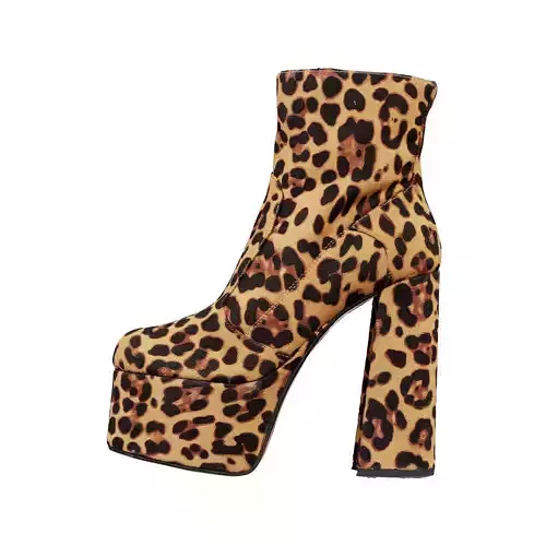 Tiger Block Heels 3D model