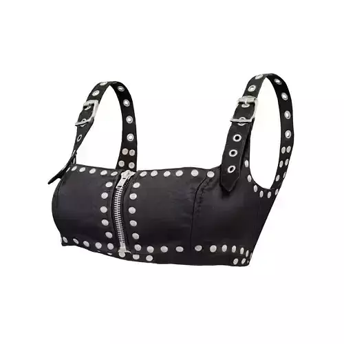 Studded Leather Top 3D model