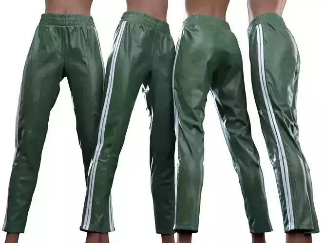 Stripes Jogging Trousers 3D model