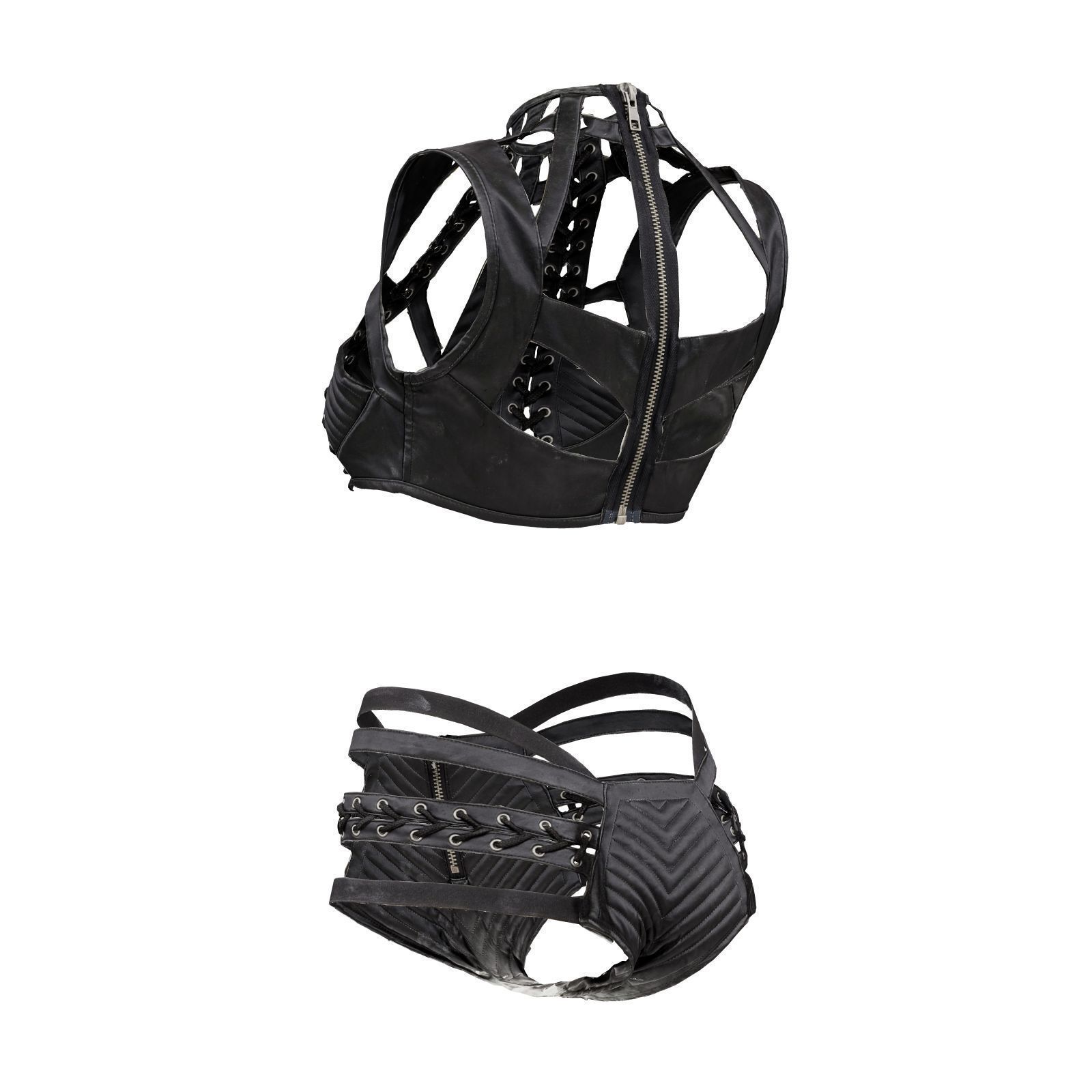 Straps Combo Shorts Top 3D model_3