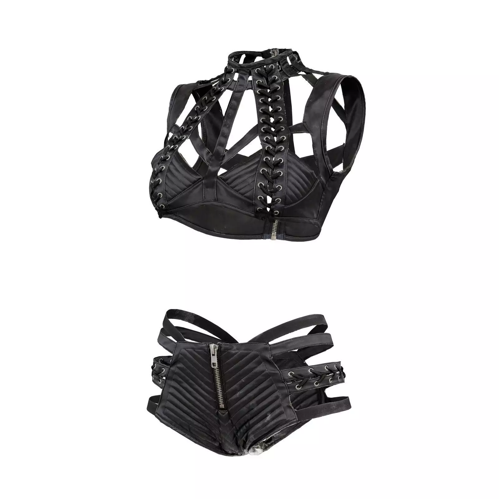 Straps Combo Shorts Top 3D model_0