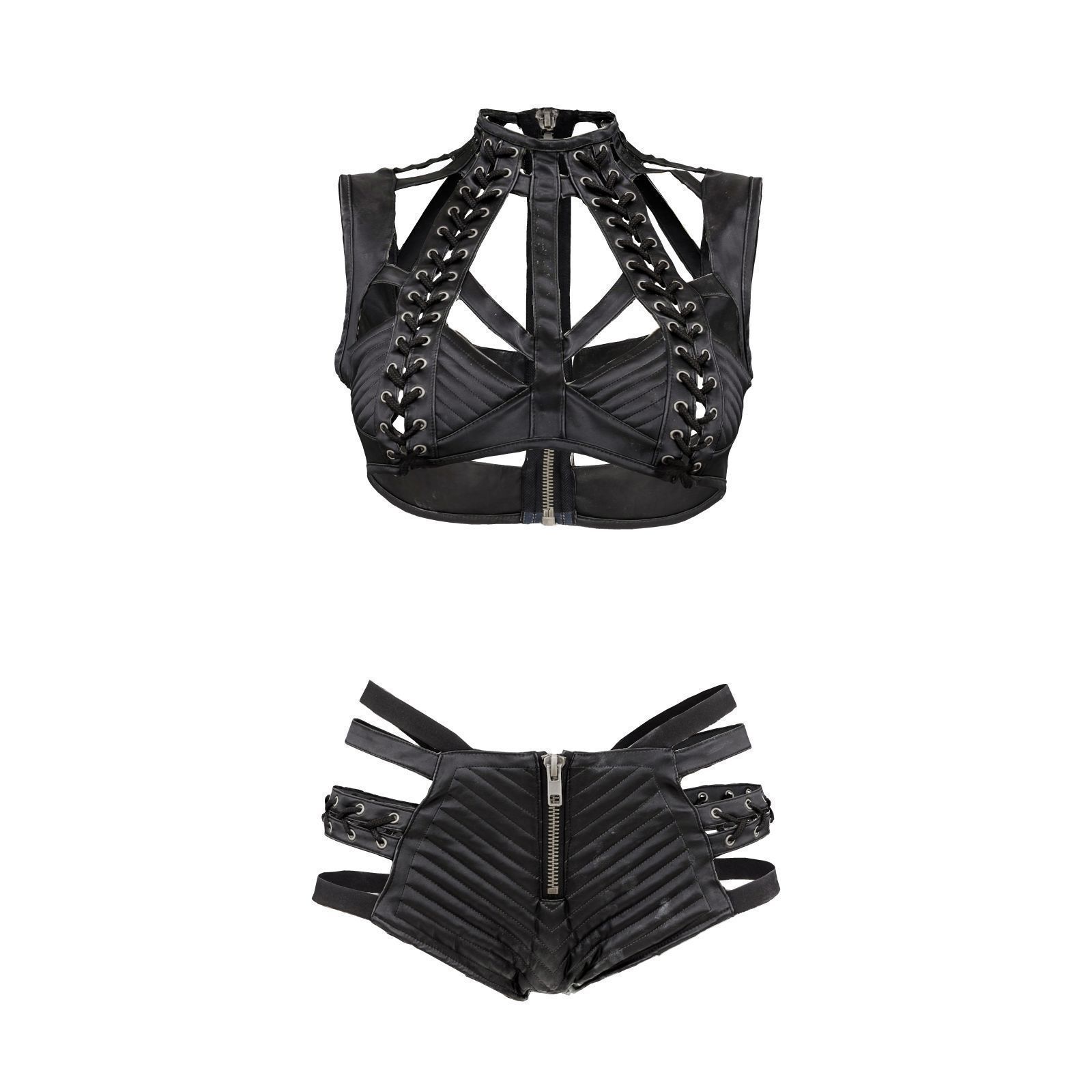 Straps Combo Shorts Top 3D model_1