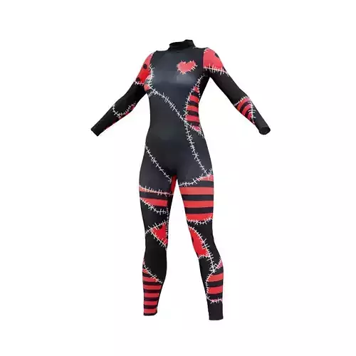 Stitched Catsuit 3D model