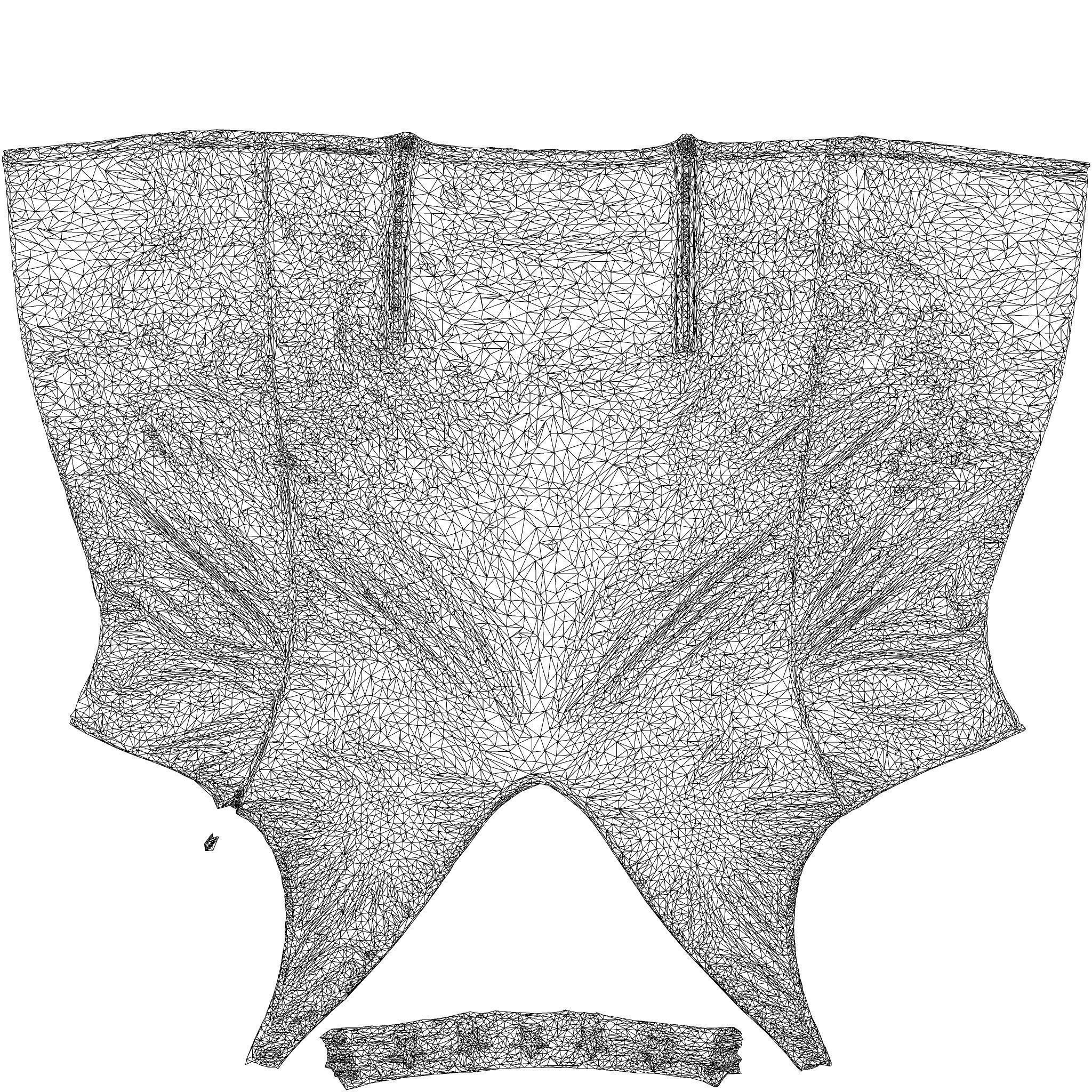 Star Dress 3D model_8