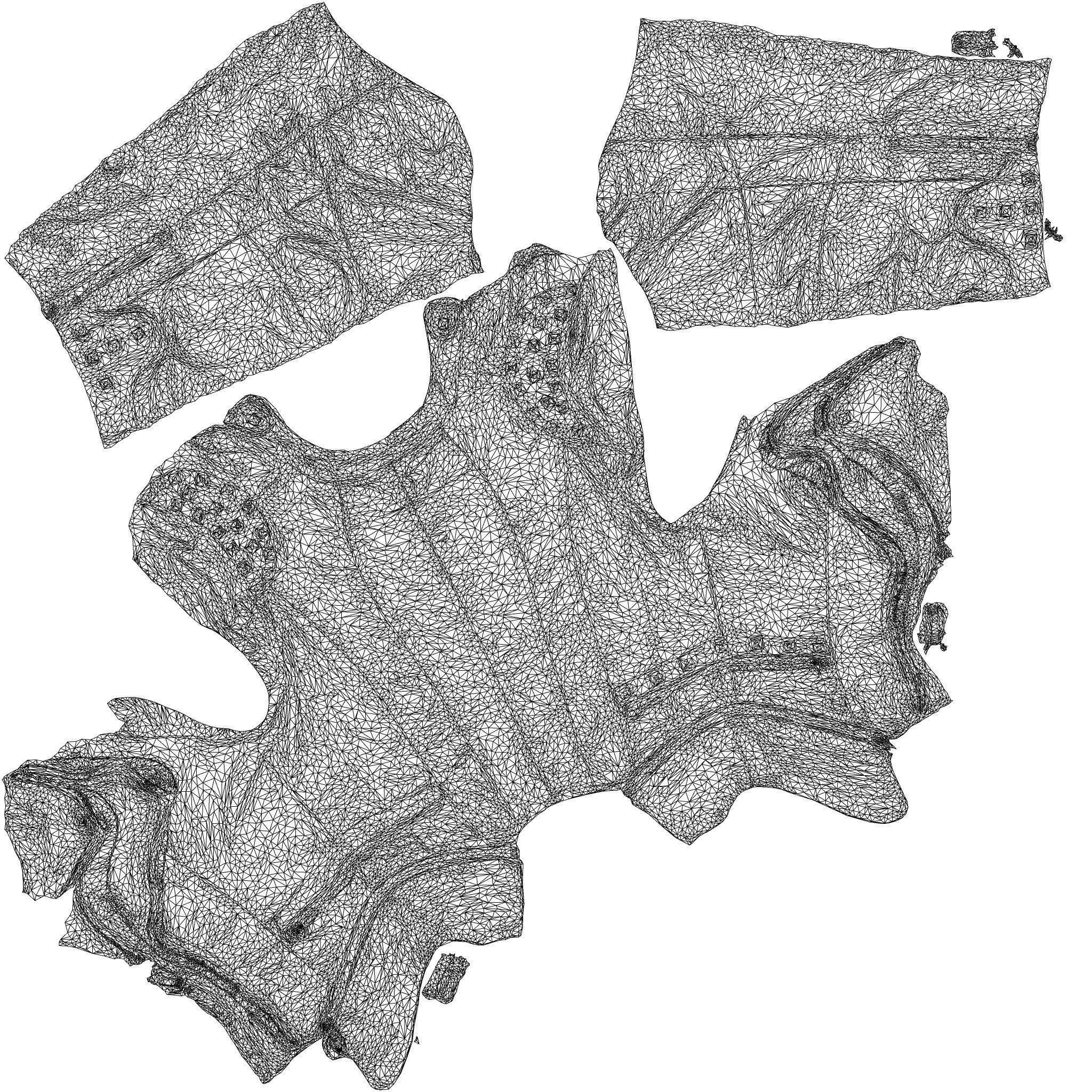 Spiky Jeans Jacket 3D model_8