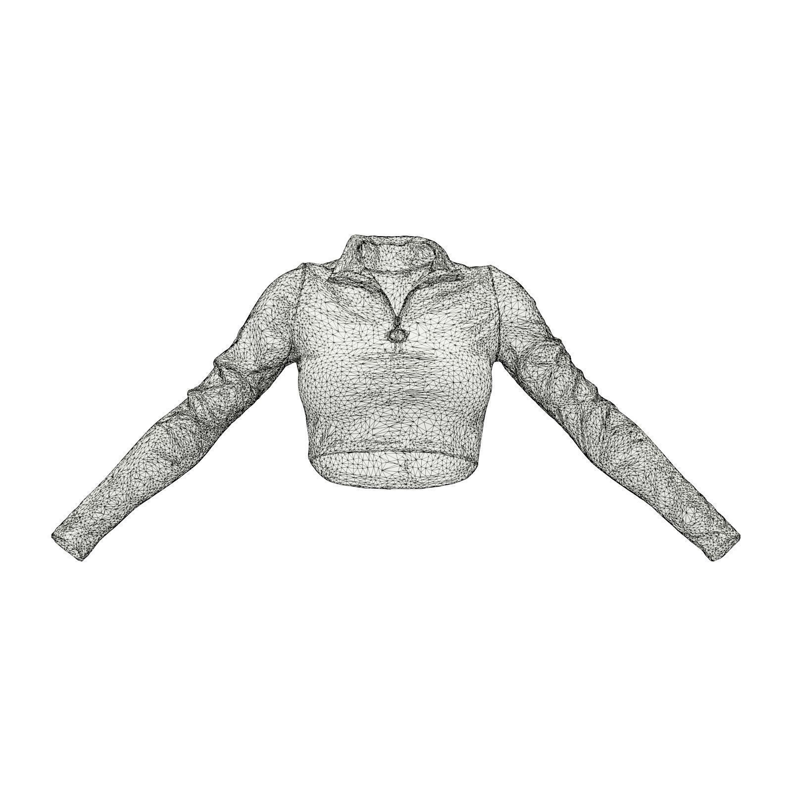 Snake Scales Top 3D model_6