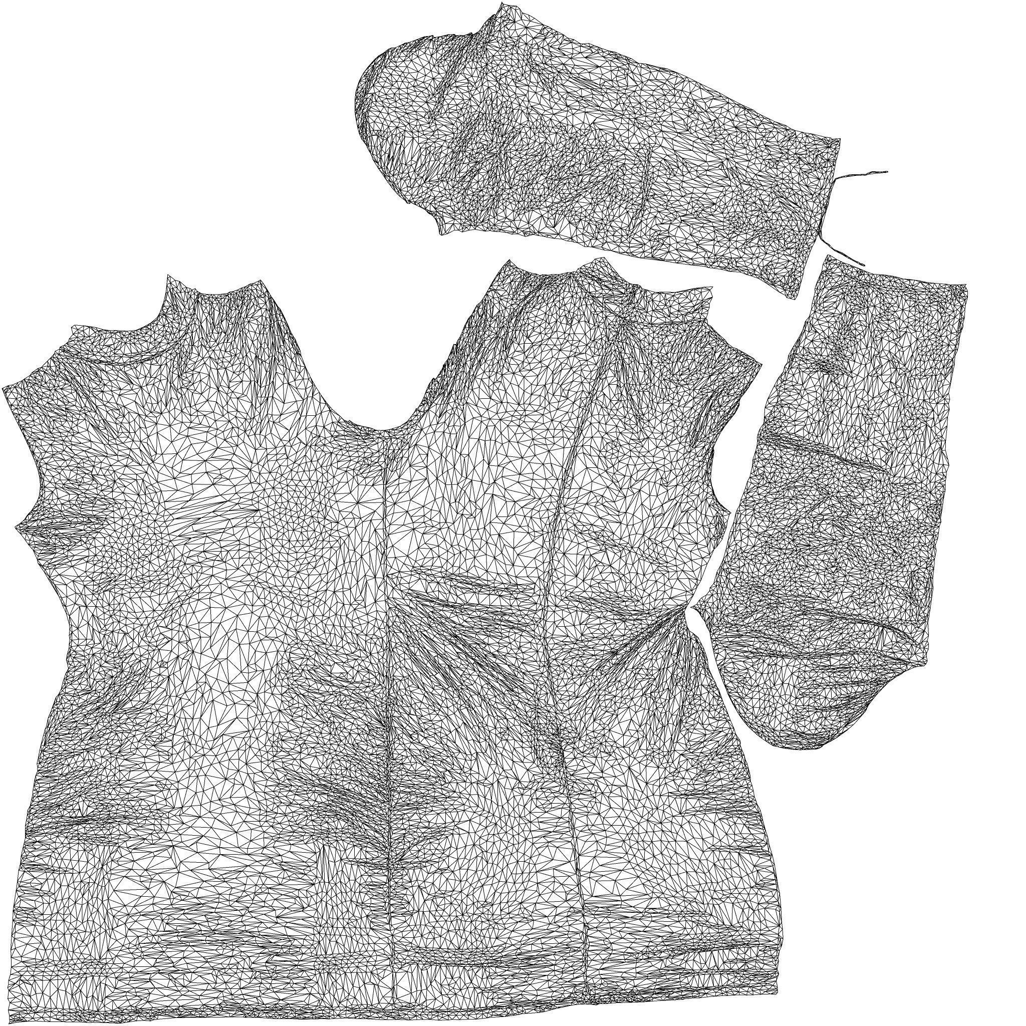 Snake Dress 3D model_8