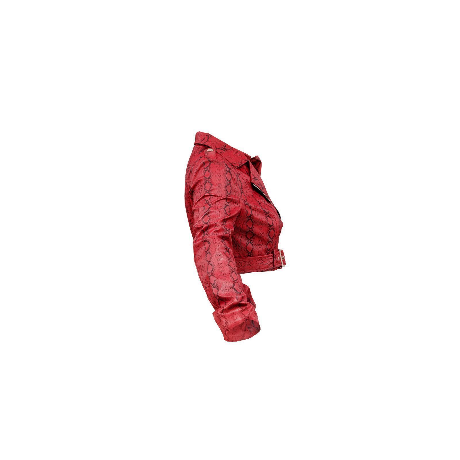 Snake Crop Jacket 3D model_5