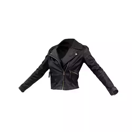 Slim Leather Jacket 3D model