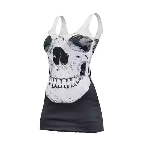Skull Dress 3D model