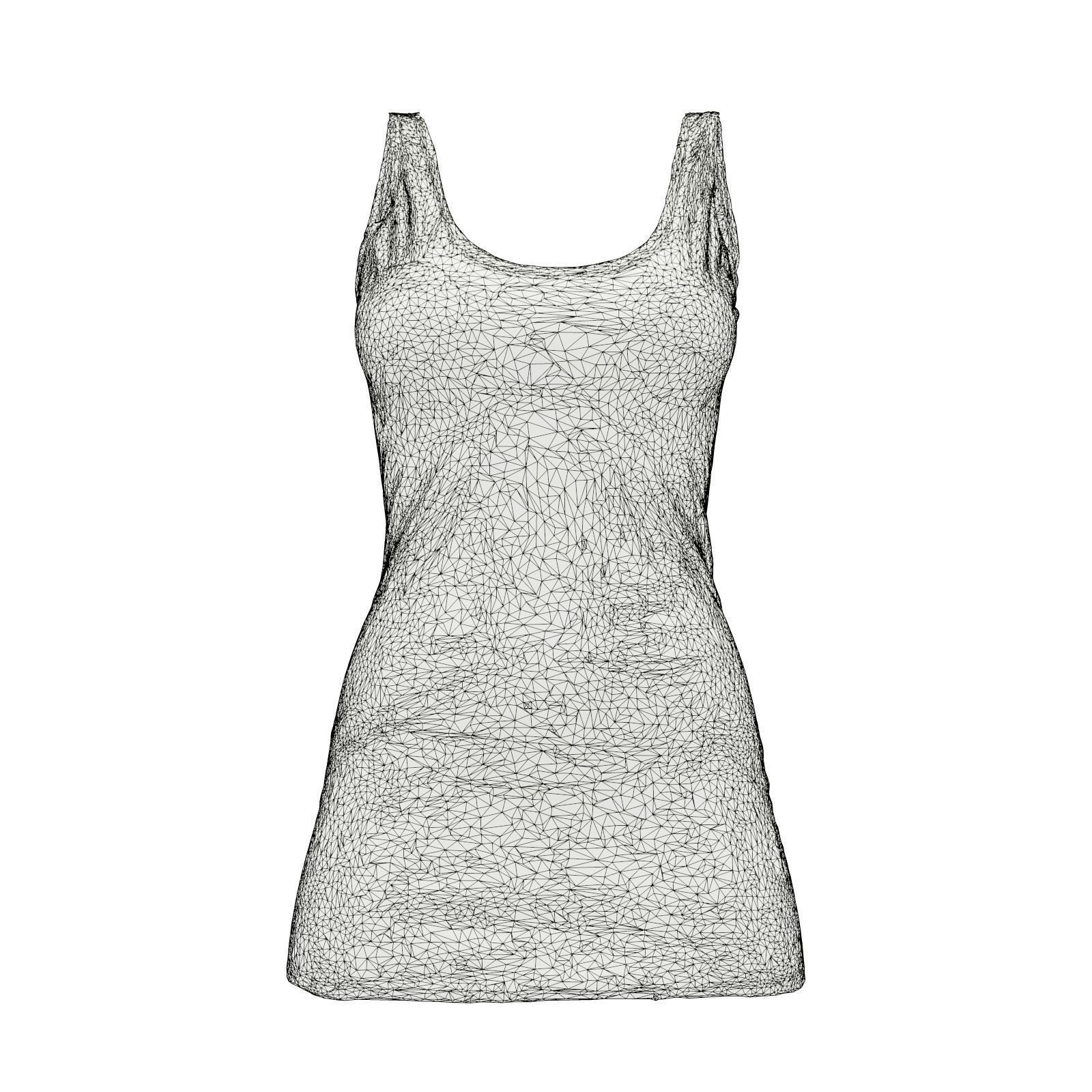 Skull Dress 3D model_6