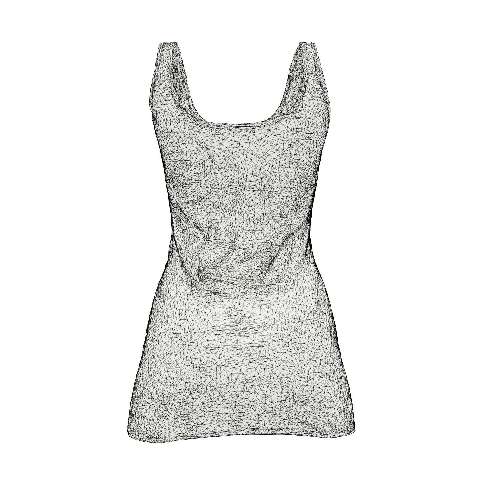 Skull Dress 3D model_7