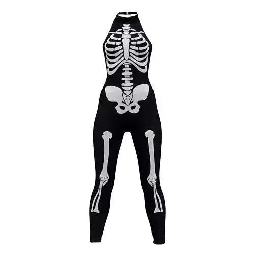 Skeleton Jumpsuit 3D model