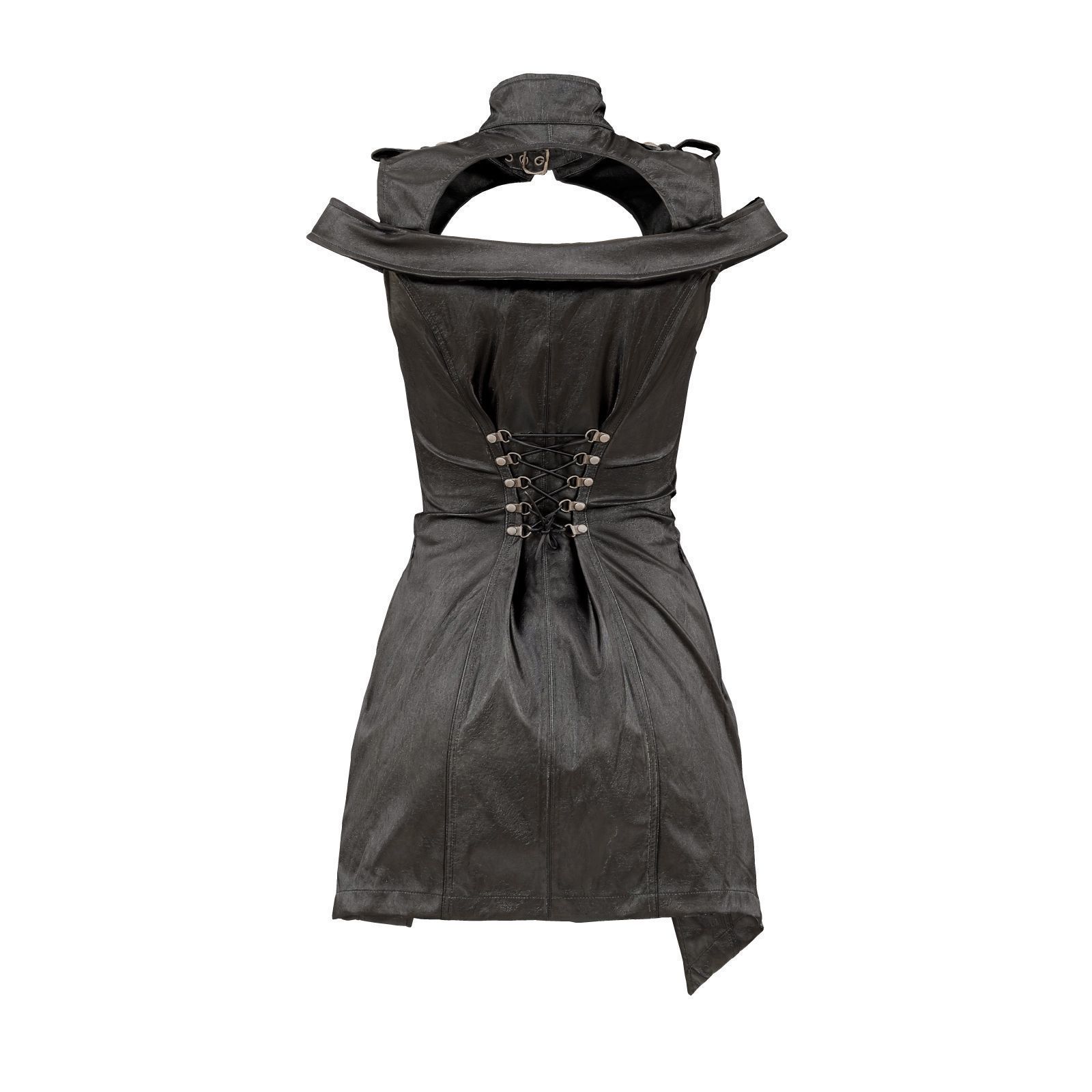 Shoulder Straps Dress 3D model_2