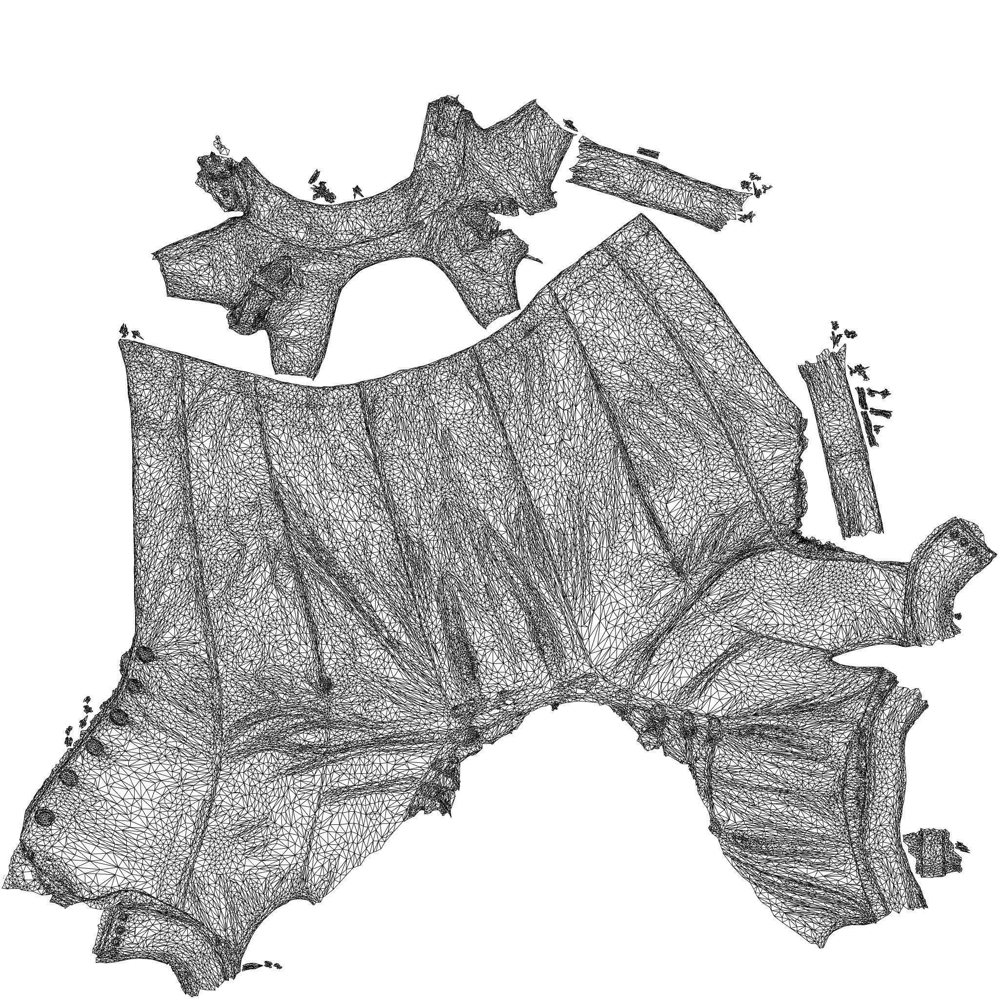 Shoulder Straps Dress 3D model_8