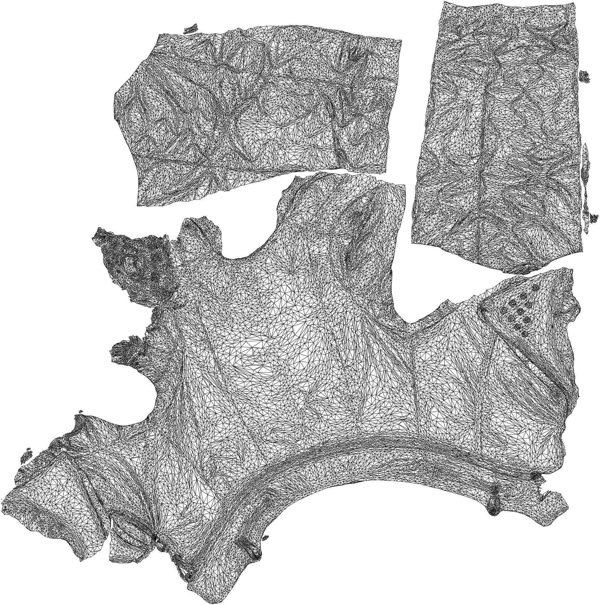 Shoulder Chains Leather Jacket 3D model_8