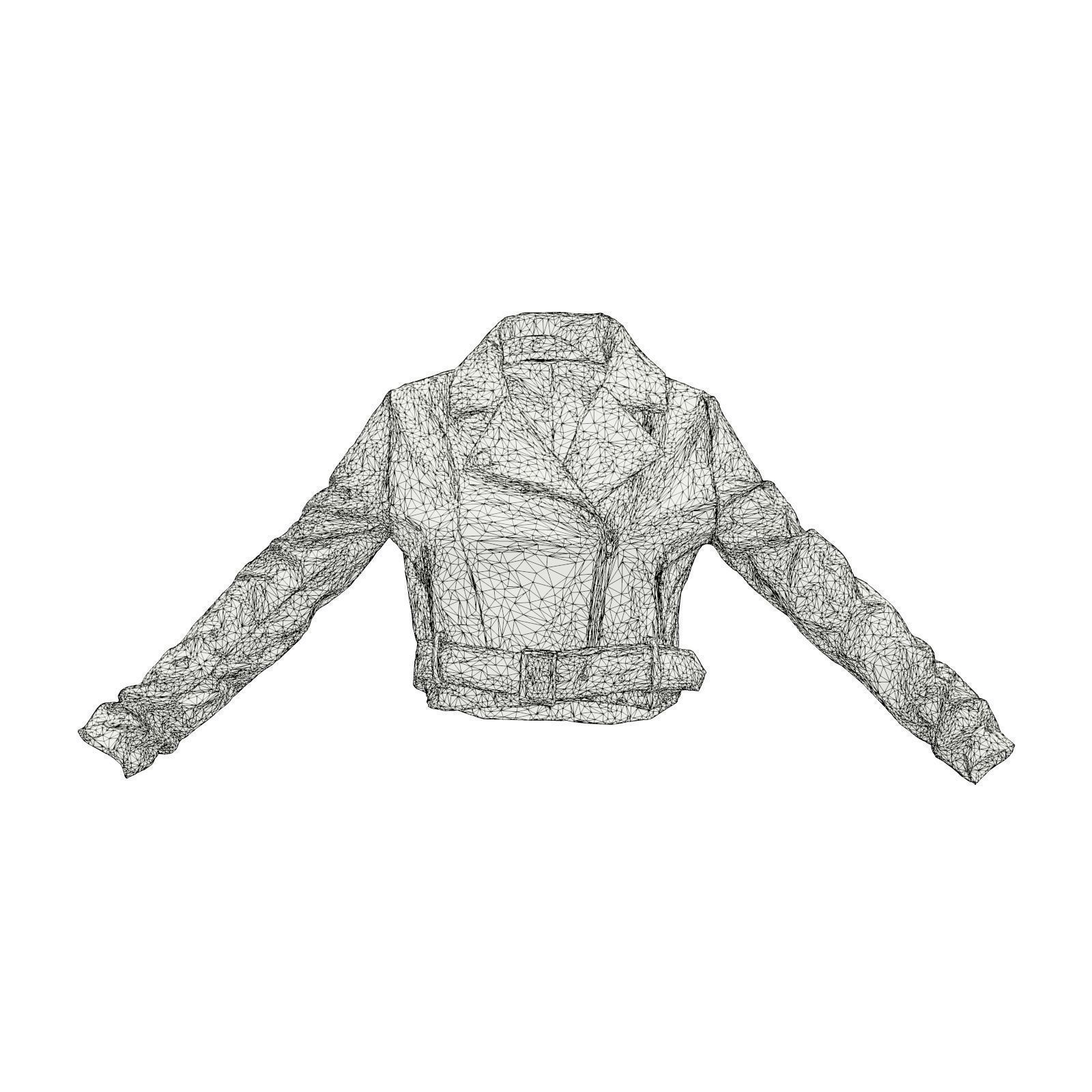 Shiny Tiger Jacket 3D model_6