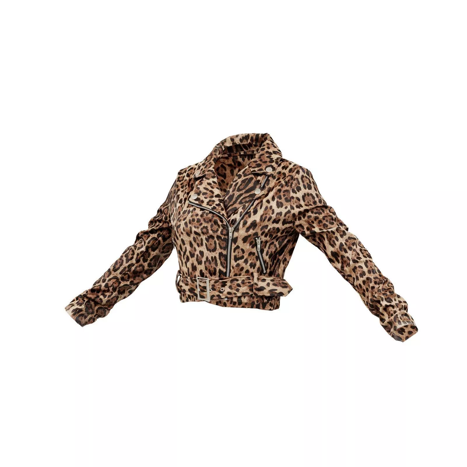 Shiny Tiger Jacket 3D model_0