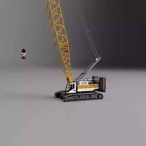 LIEBHERR LR 1250  electric STL model 3D print model