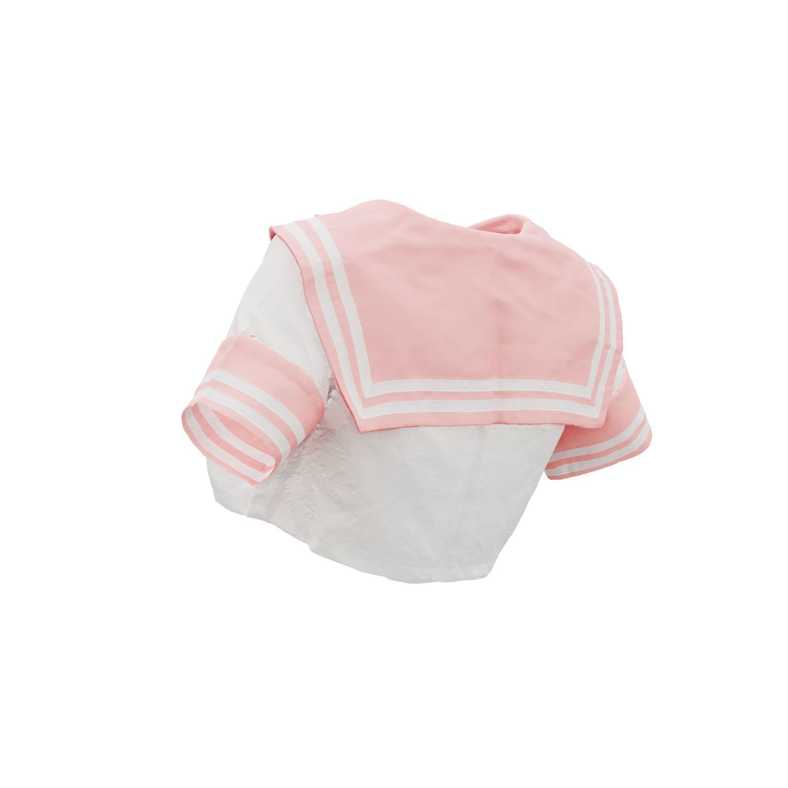 Sailor Top 3D model_3