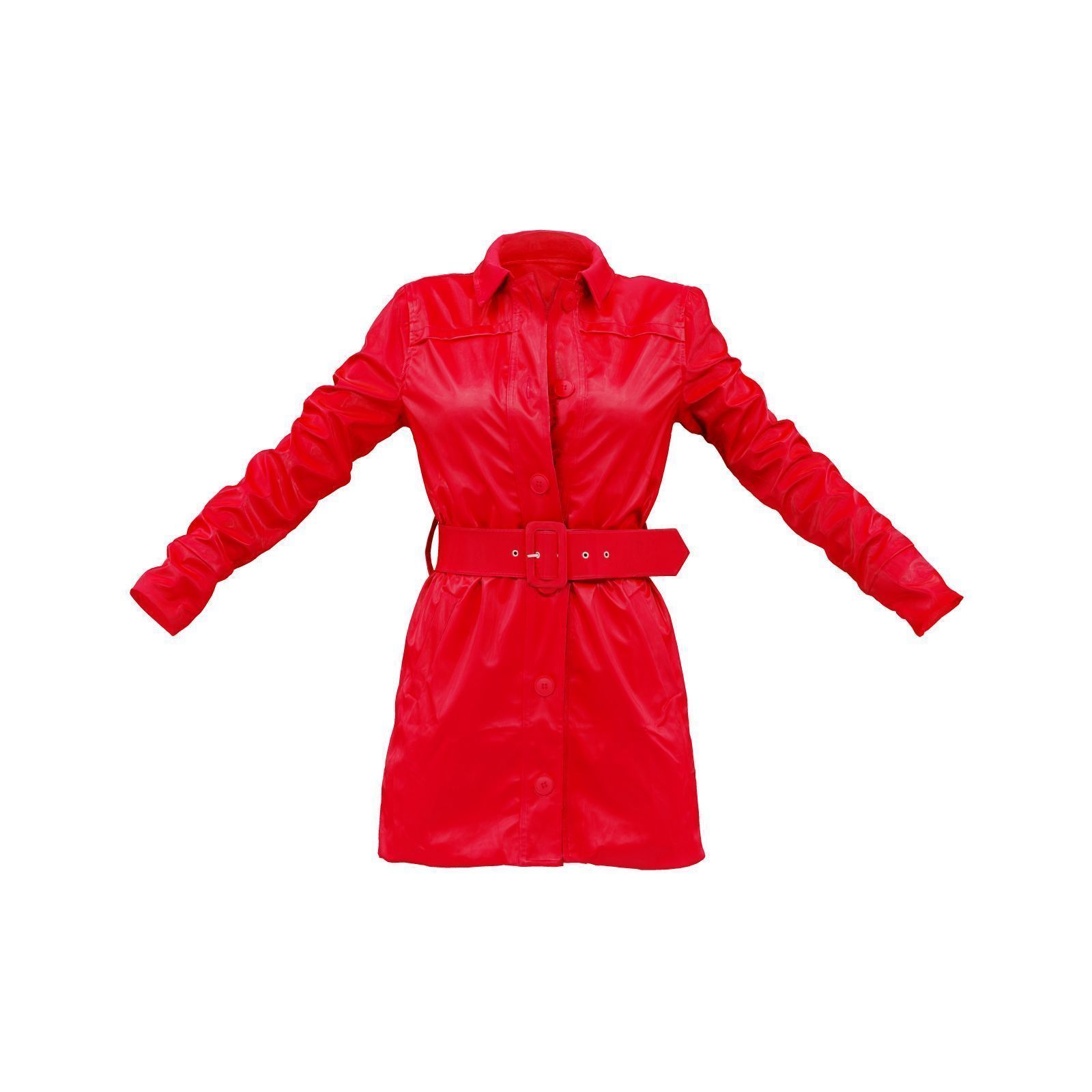 Red Parka 3D model_1