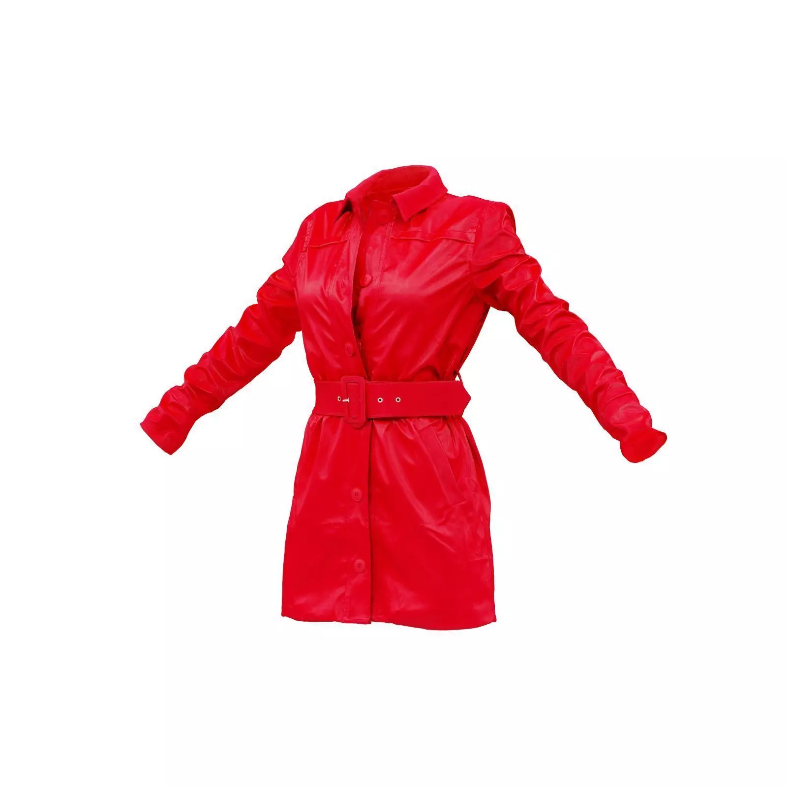 Red Parka 3D model_0