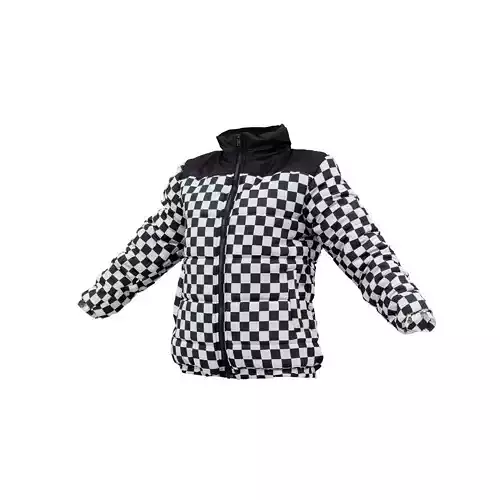 Racing Checkered Jacket 3D model
