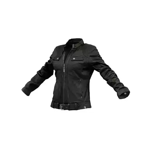 Punctured Leather Jacket 3D model