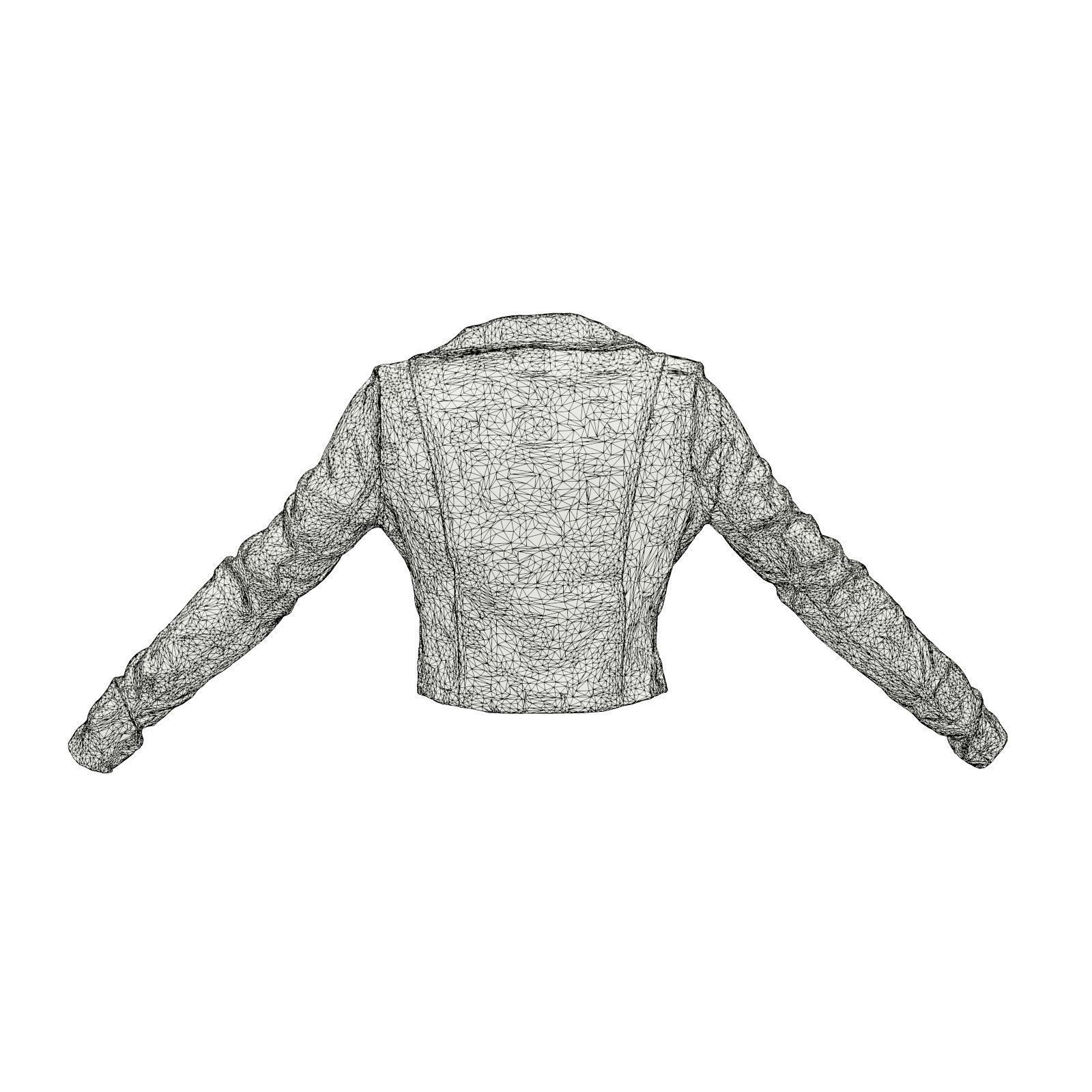 Plaid Suit-Jacket 3D model_7