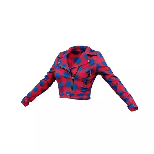 Plaid Suit-Jacket 3D model