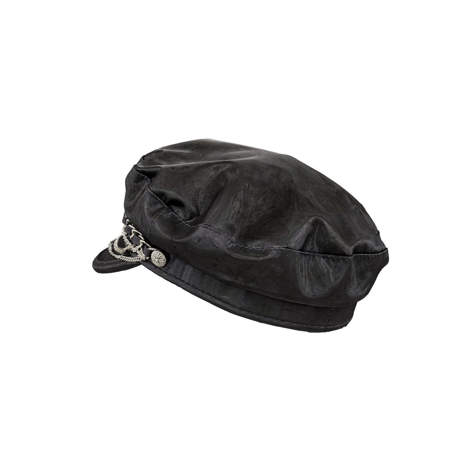 Patent Chain Hat 3D model_4