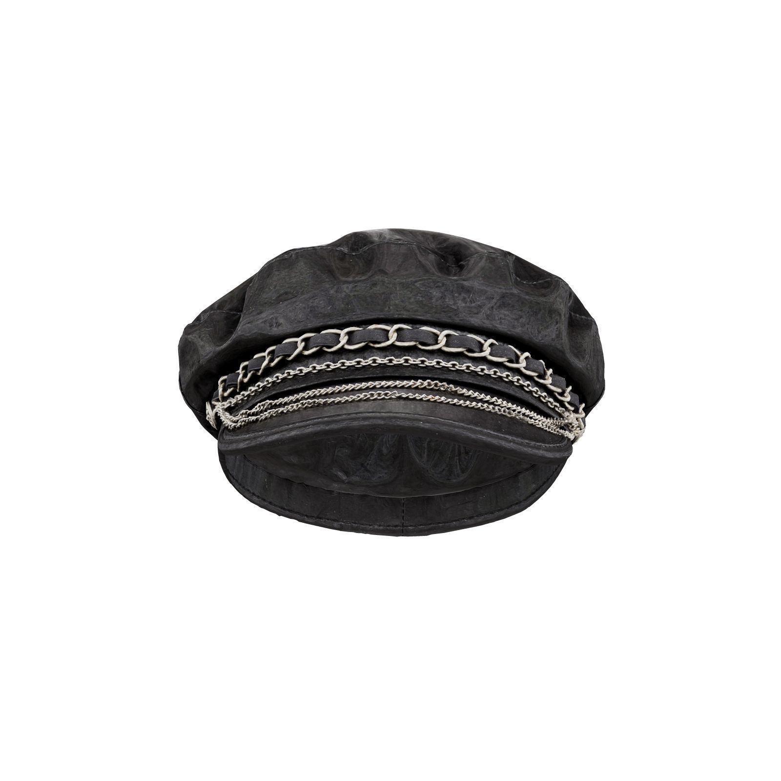 Patent Chain Hat 3D model_2