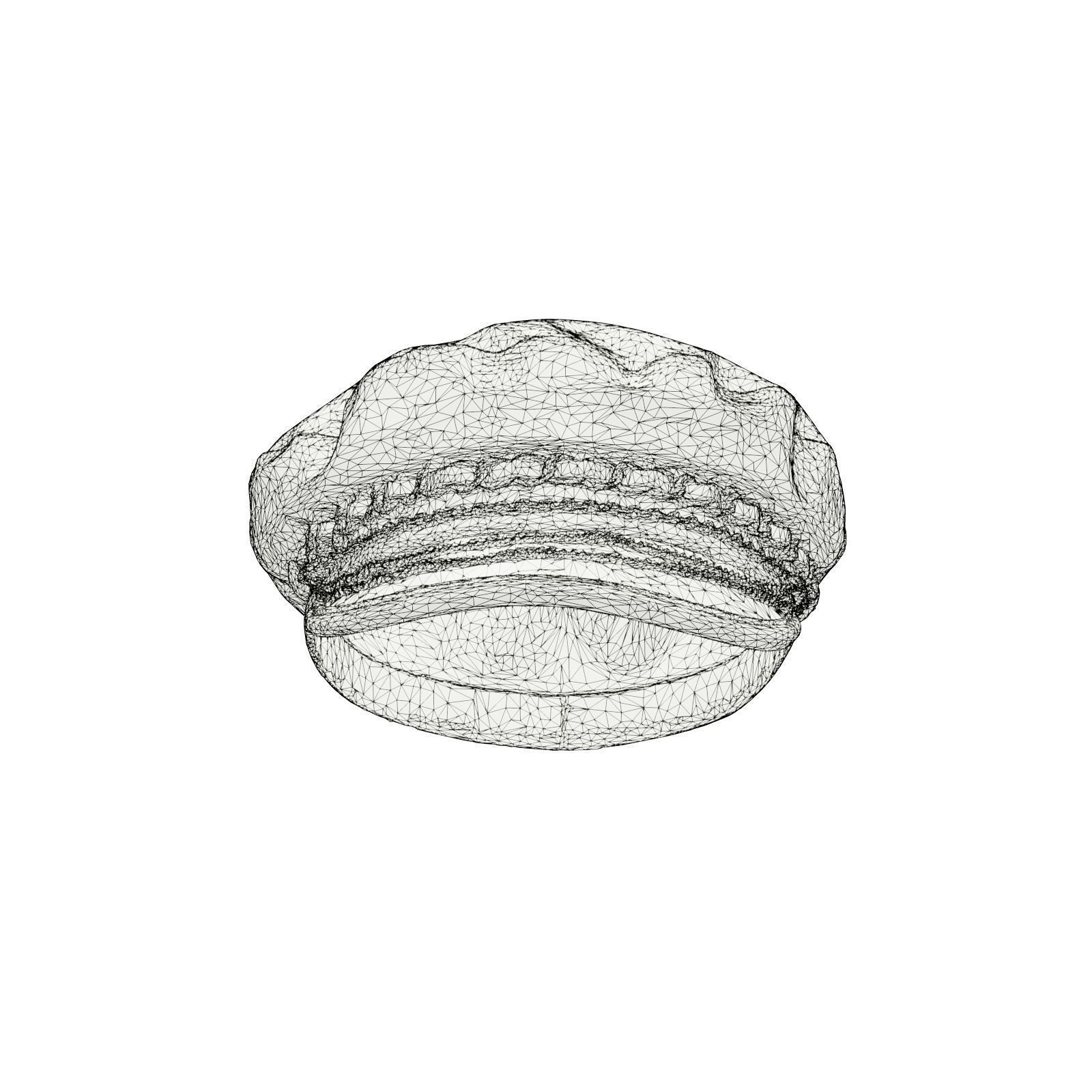 Patent Chain Hat 3D model_6