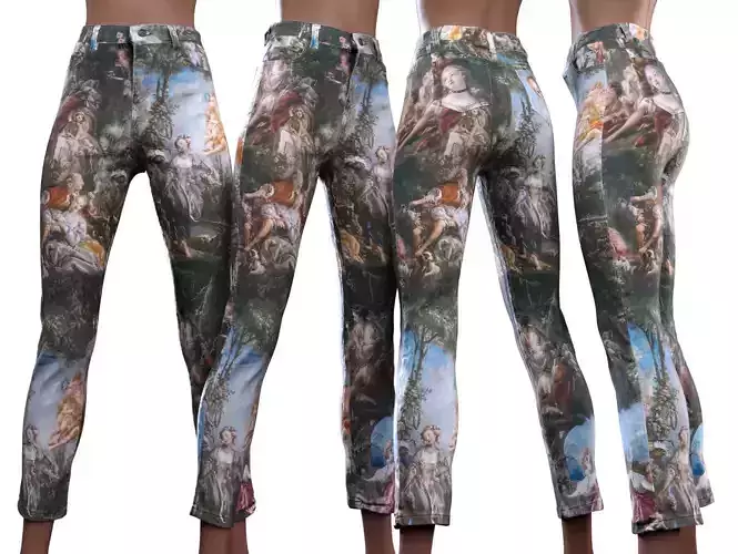 Painting Trousers 3D model
