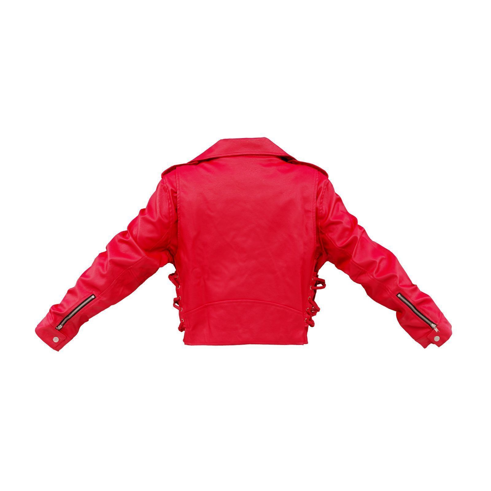 Oversized Biker Jacket 3D model_2