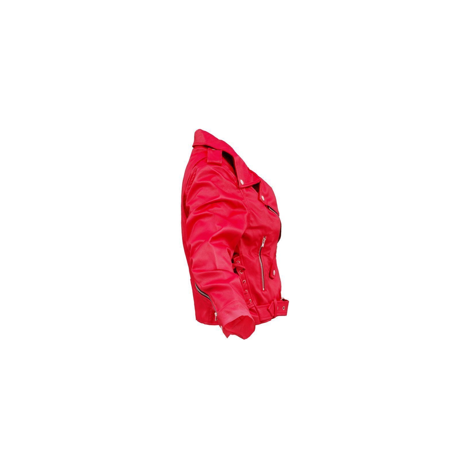 Oversized Biker Jacket 3D model_5