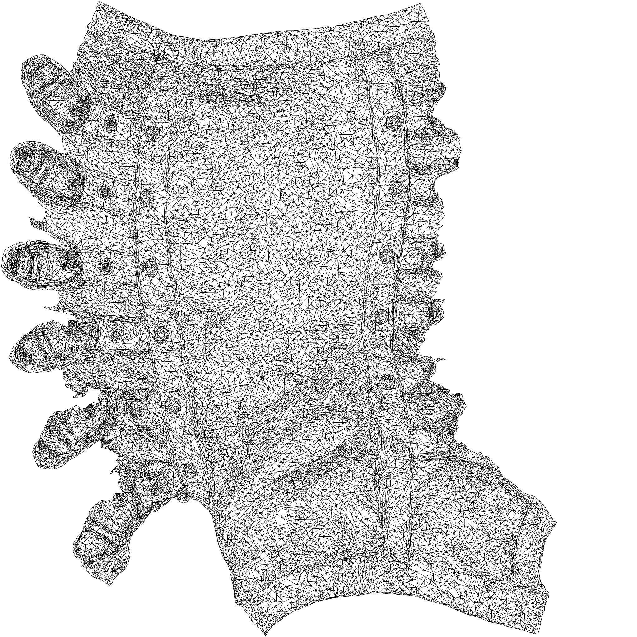 Multi Buckle Glove 3D model_8