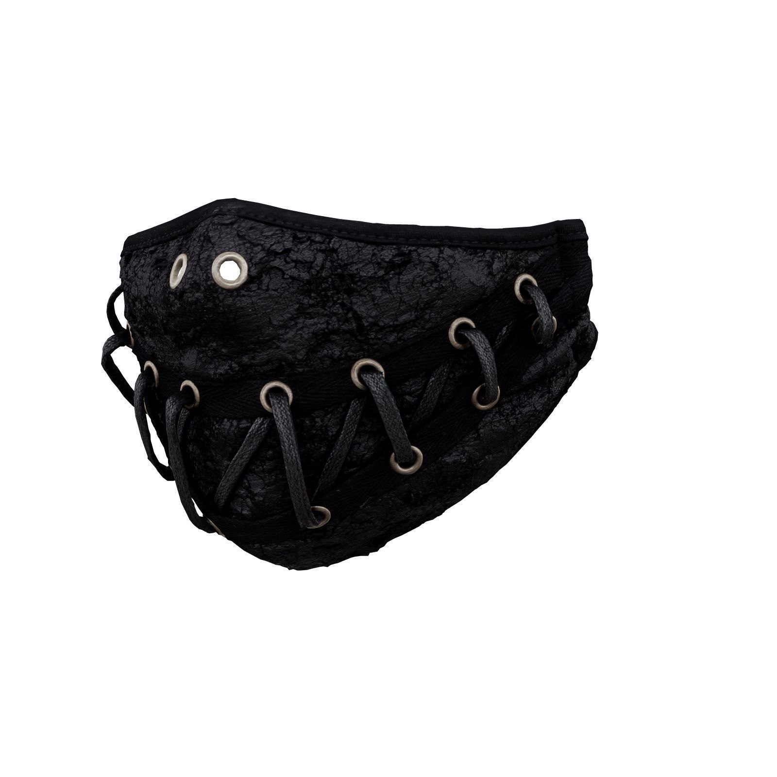 Mouthmask-Hannibal gothic lace face mask 3D model_1
