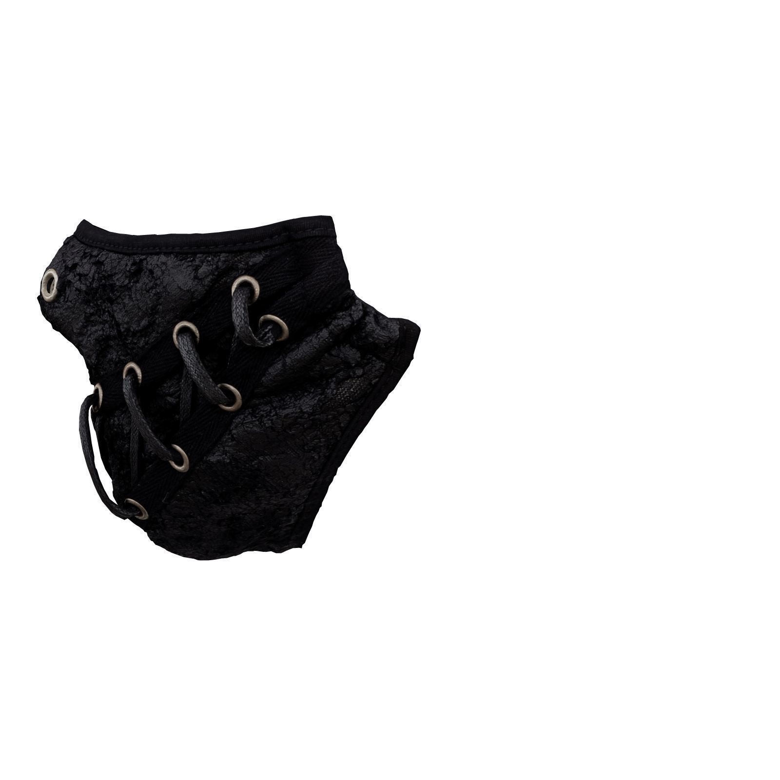 Mouthmask-Hannibal gothic lace face mask 3D model_4