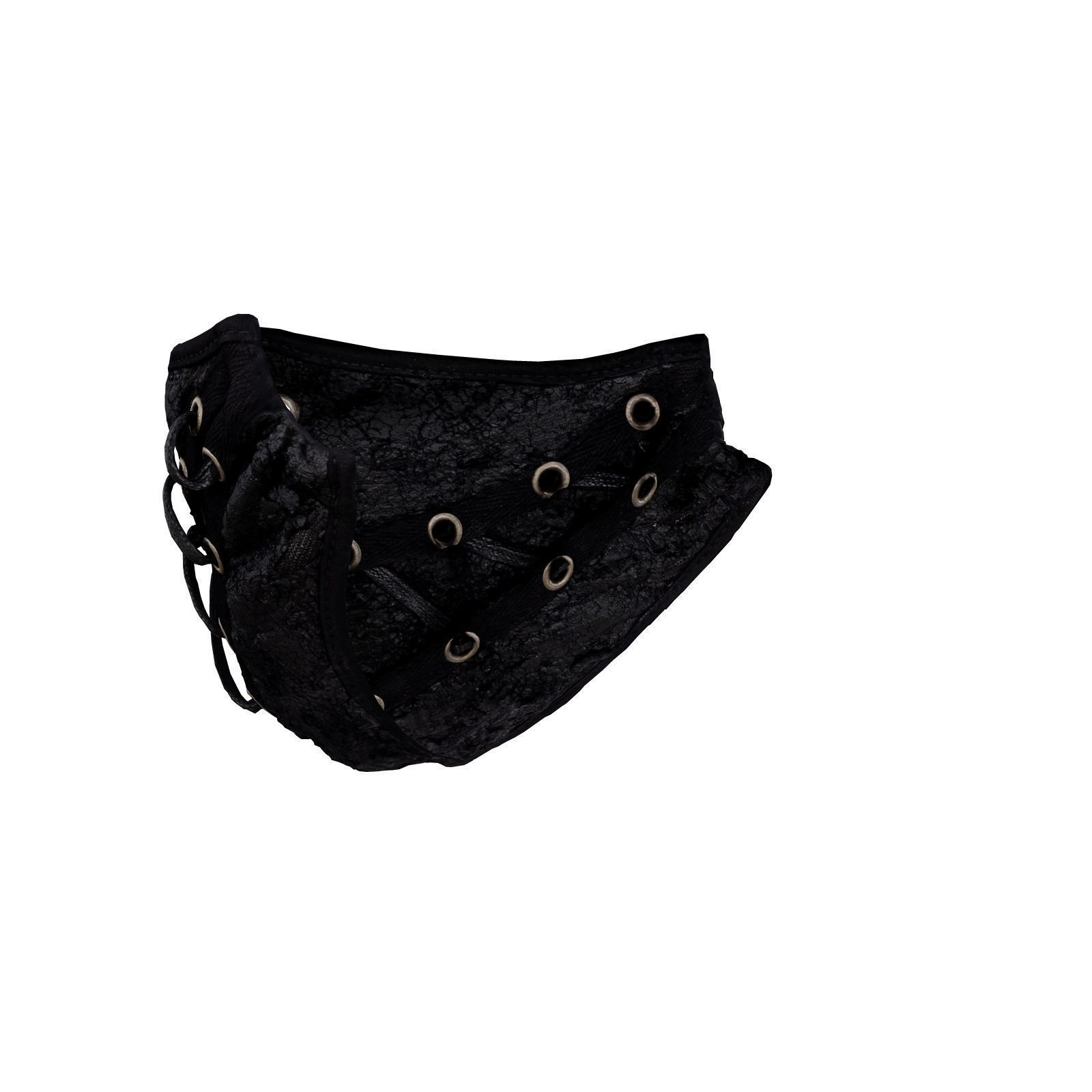 Mouthmask-Hannibal gothic lace face mask 3D model_3