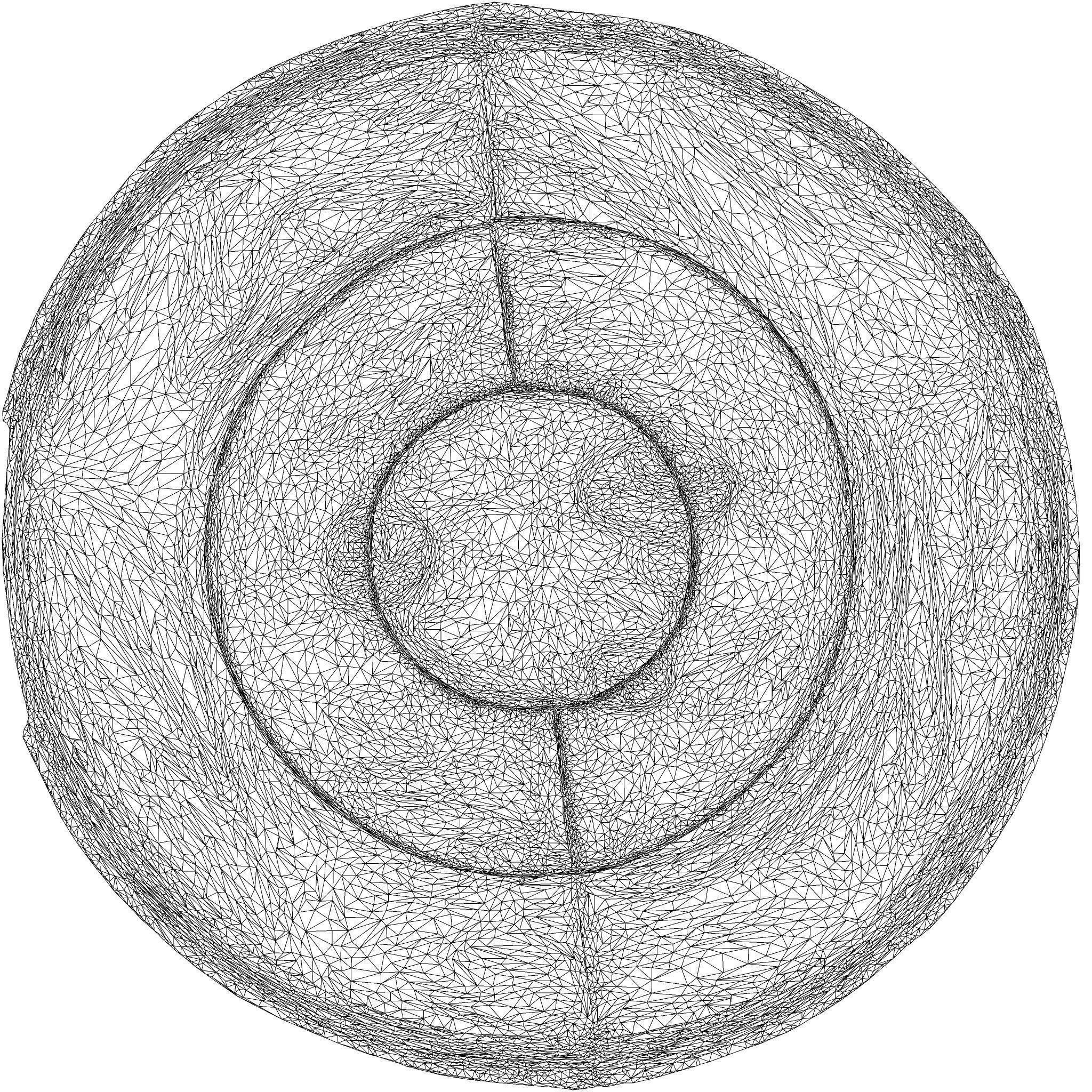 Metallic Sun Hat Up 3D model_8