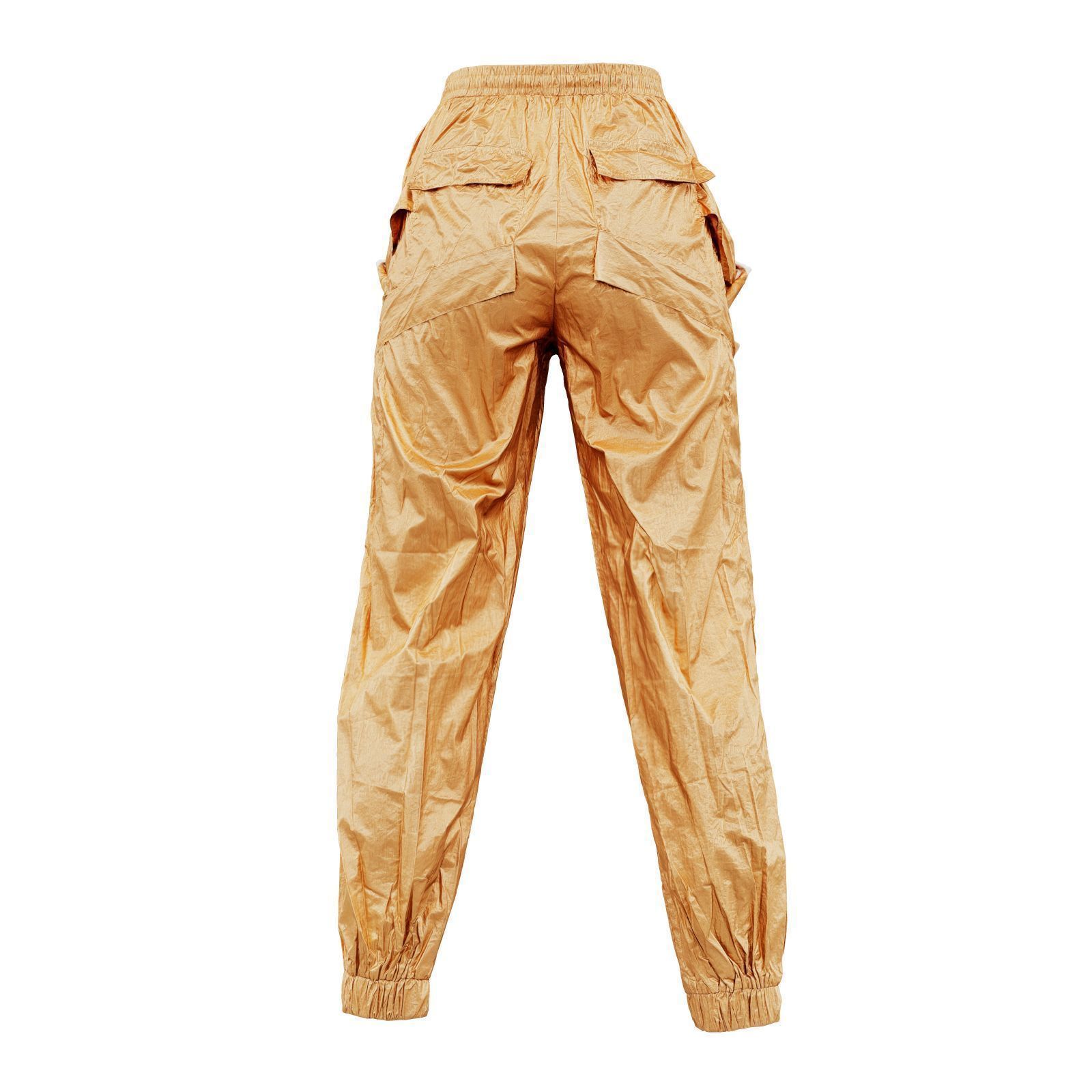 Metallic Straps Trousers 3D model_3