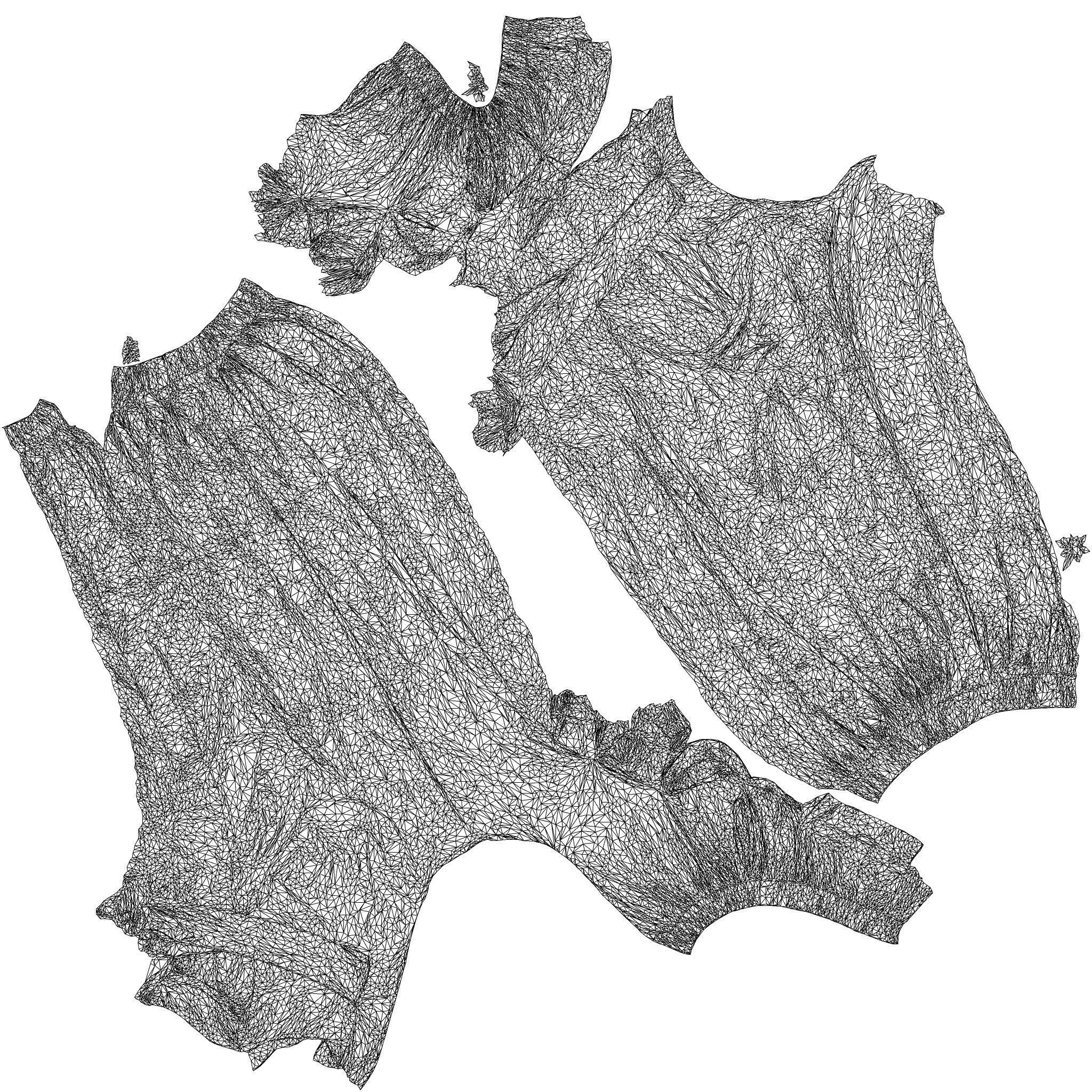 Metallic Straps Trousers 3D model_10