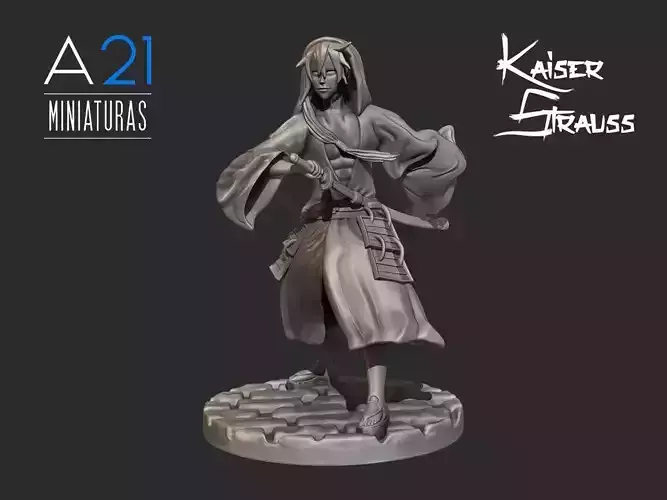 Kaiser Staruss Samurai 3D Model