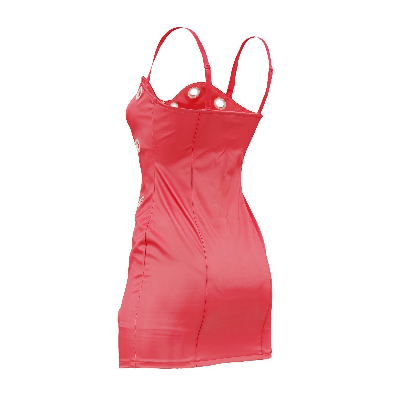 Metal Rings Dress 3D model_3