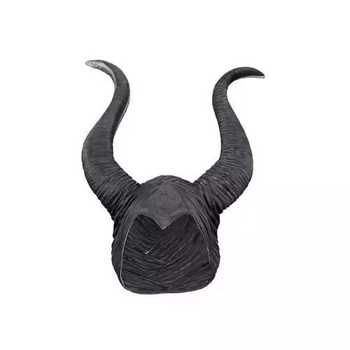 Maleficent horned head 3D model